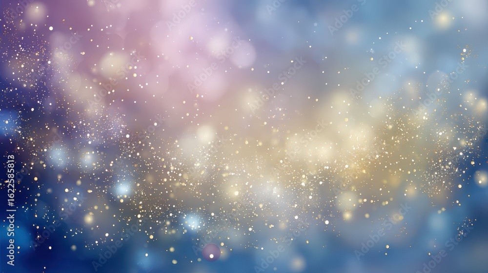 Aufkleber enchanting sparkling background with gentle light and soft glow