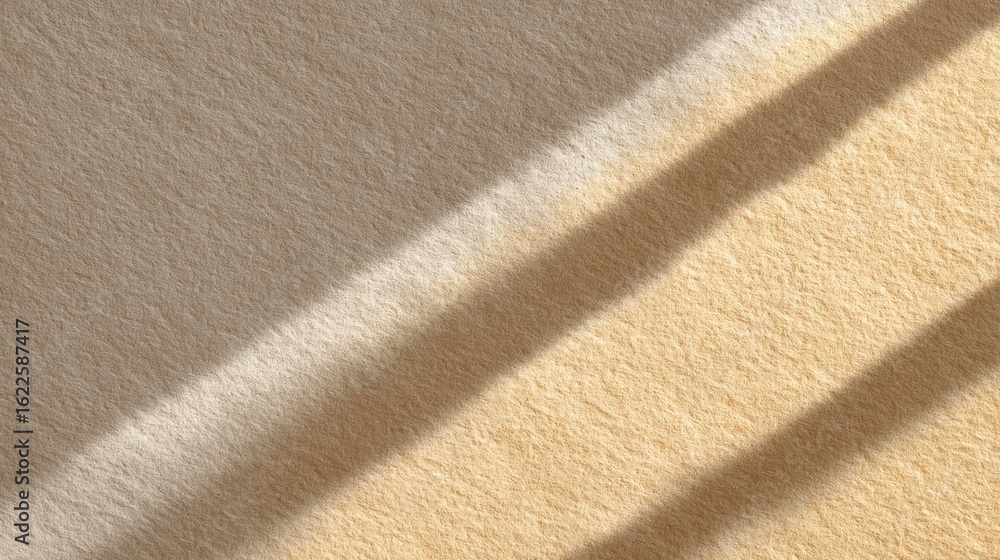 Poster sun drenched light on paper background creating soft textures