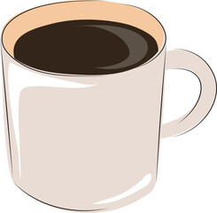 coffee cup vector illustration