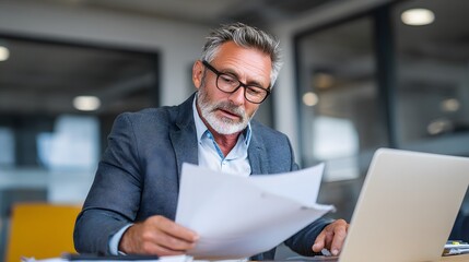 insurance specialist reviewing documents with client remotely