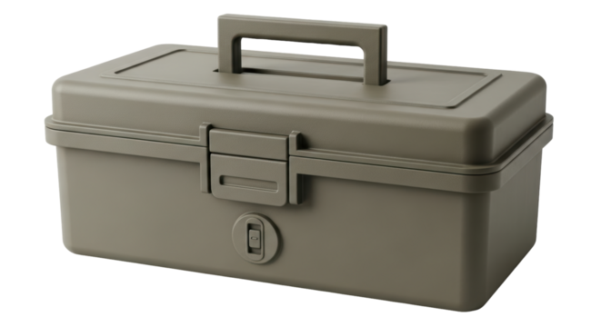 Isolated Grey Toolbox