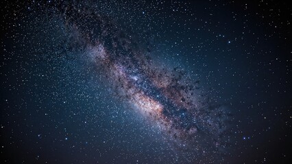 Obraz premium Celestial display of the Milky Way at night