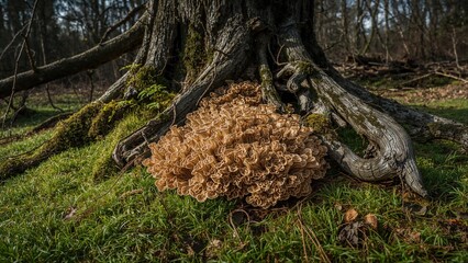 The vegetative form of fungi made up of branching hyphae called mycelium