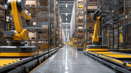 Robotic Automation Systems in Modern Warehouse Environment