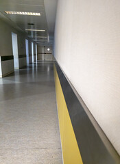 White hospital hallway
