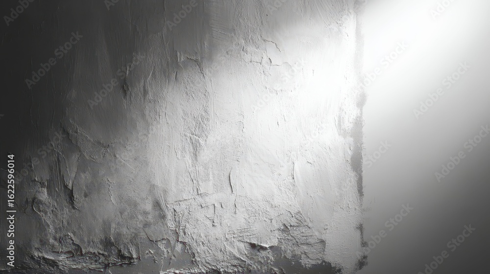 Poster soft whiteboard texture with light in a studio environment