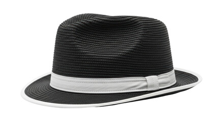 Isolated Black Fedora Hat