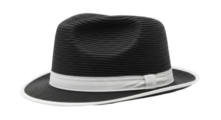 Isolated Black Fedora Hat