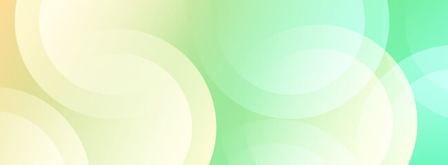 A soft and modern colorful banner background with a gentle gradient and glowing bokeh lights.