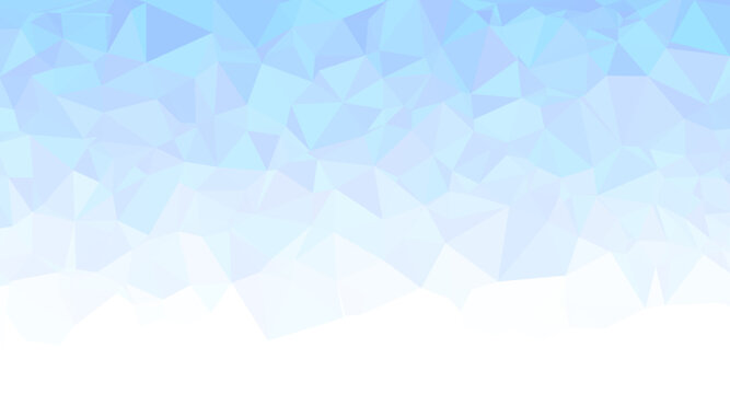 Abstract delaunay voronoi trianglify polygon gradient background illustration.