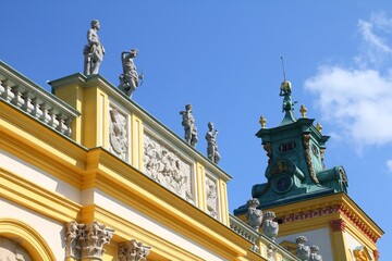 Fototapeta premium Wilanow Palace in Warsaw, Poland