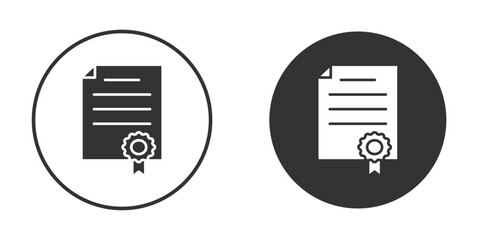License icon in glyph style for web Design. UI UX icons