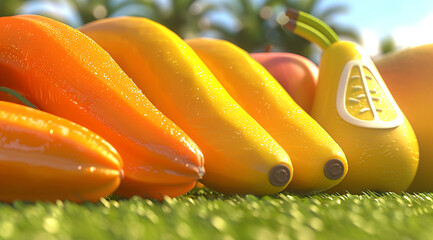 illustration of  yellow pepper