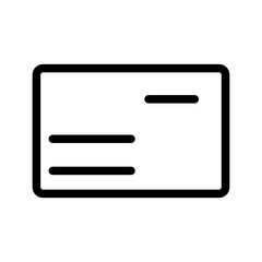 wallet line icon