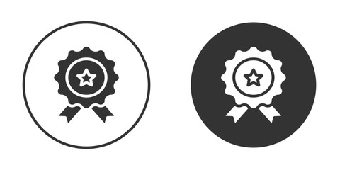 Award icon in glyph style for web Design. UI UX icons