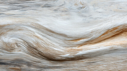 Driftwood texture with washed out coastal style pattern in soft beige and gray tones, creating natural and calming background with swirling wood grain details