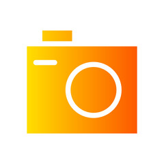 photo camera gradient icon