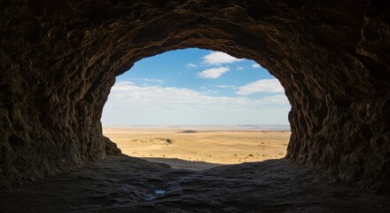 Cave Exit to Blue Sky