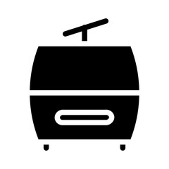 cable car cabin glyph icon