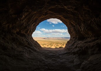 Cave Exit to Blue Sky