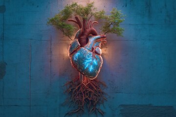 tree with heart