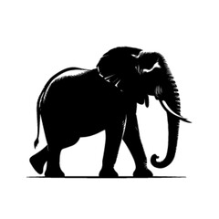 Decorative Elephant Vector Art – Ethnic Style Wildlife Illustration