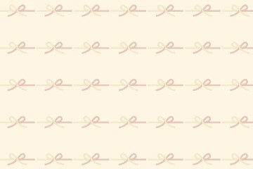 A seamless pattern background of Japanese Mizuhiki bows. Can be used as a wallpaper, fill pattern, or graphic design element. 