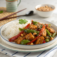 szechuan chicken which is a popular indo chinese