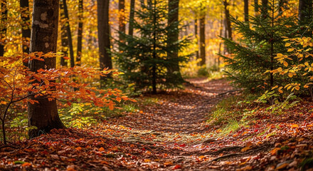 Obraz premium autumn in the woods