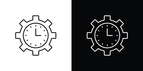 Trendy icon vector logo outline. thin line symbols