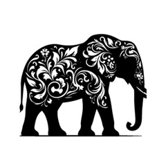Abstract Elephant Vector Art – Modern Wildlife Animal Illustration