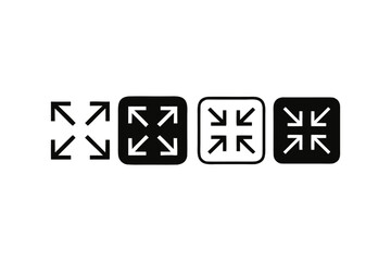 Visual Representation of Screen Minimization Icons The Evolution and Design Variations of Shrinking Application Windows in Different Styles