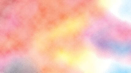Soft pastel color wash with frosted texture watercolor