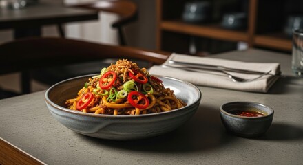 Indonesian stir fried noodle
