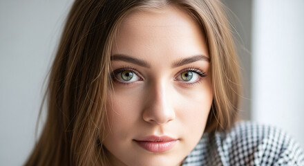 Naklejka premium portrait of a young woman