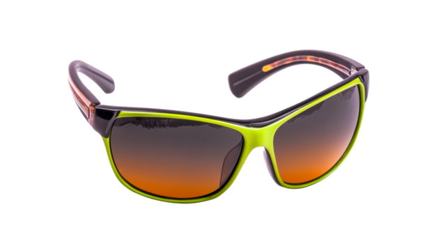 Stylish sunglasses with gradient lenses and modern frame design