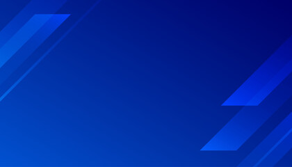Obraz premium Modern simple blue geometric design. Template for invitation, business card for presentation design