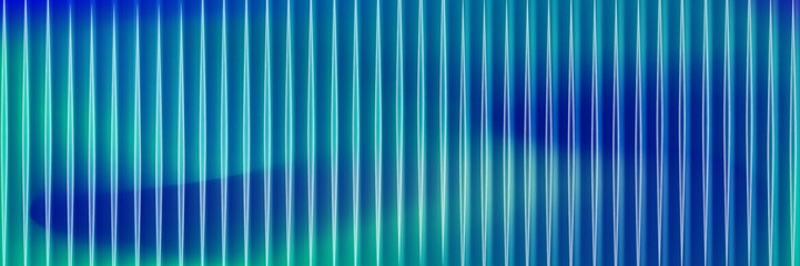 Gradient glass corrugated mesh aqua marine fractal smooth background. Blue gradient mesh corrugated aquamarine teal abstract design fractal. Emerald color bg. Vector illustration