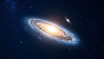 Distant galaxy collision in deep space