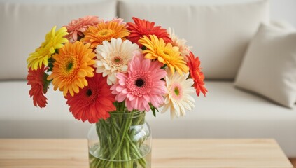 Fresh flower art lights up life