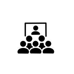 「オンライン会議・リモート学習・視聴のピクトグラム / Online Meeting, Webinar, and Remote Learning Pictogram」