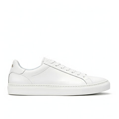 white sneaker on white background