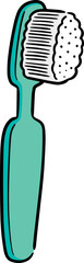 Illustration of toothbrush
