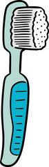 Illustration of toothbrush
