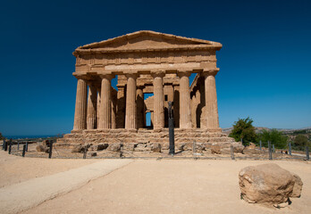 Obraz premium Temple Agrigente, Sicile, Italie