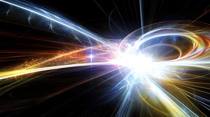 Abstract Cosmic Energy Burst Light Trails