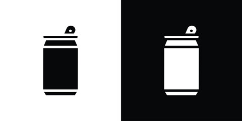 Soda can icon set Vector Design for mobile concept and web design.