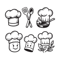 Playful Chef Expressions and Culinary Icons
