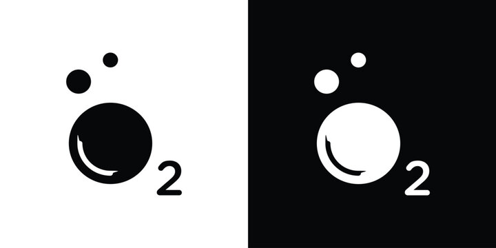 Oxygen O2 icon set Vector Design for mobile concept and web design.