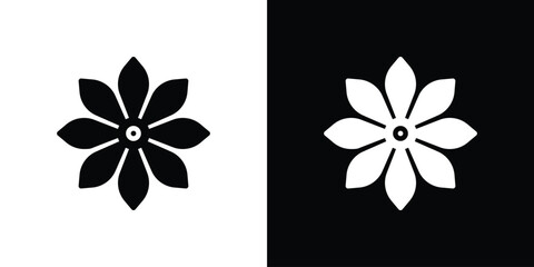 Fototapeta premium Magnolia icon set Vector Design for mobile concept and web design.